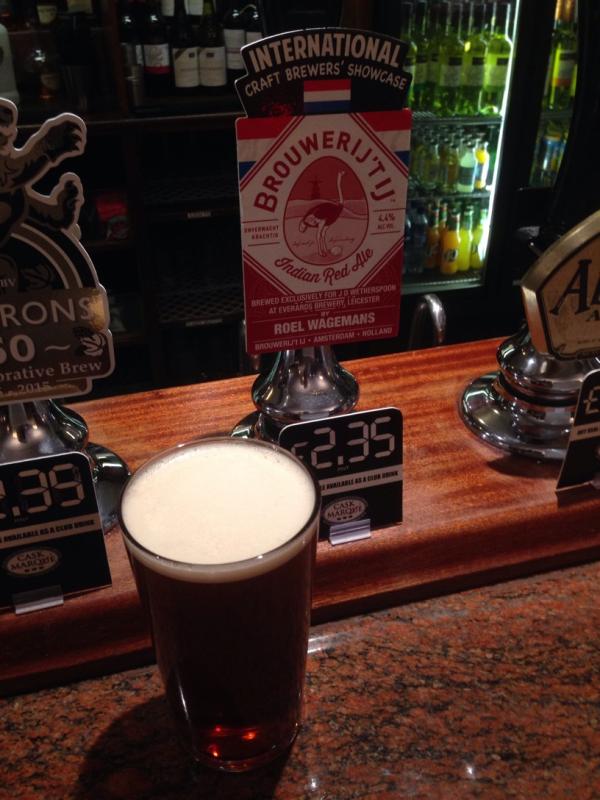 India Red Ale cask real ale festival Wetherspoon