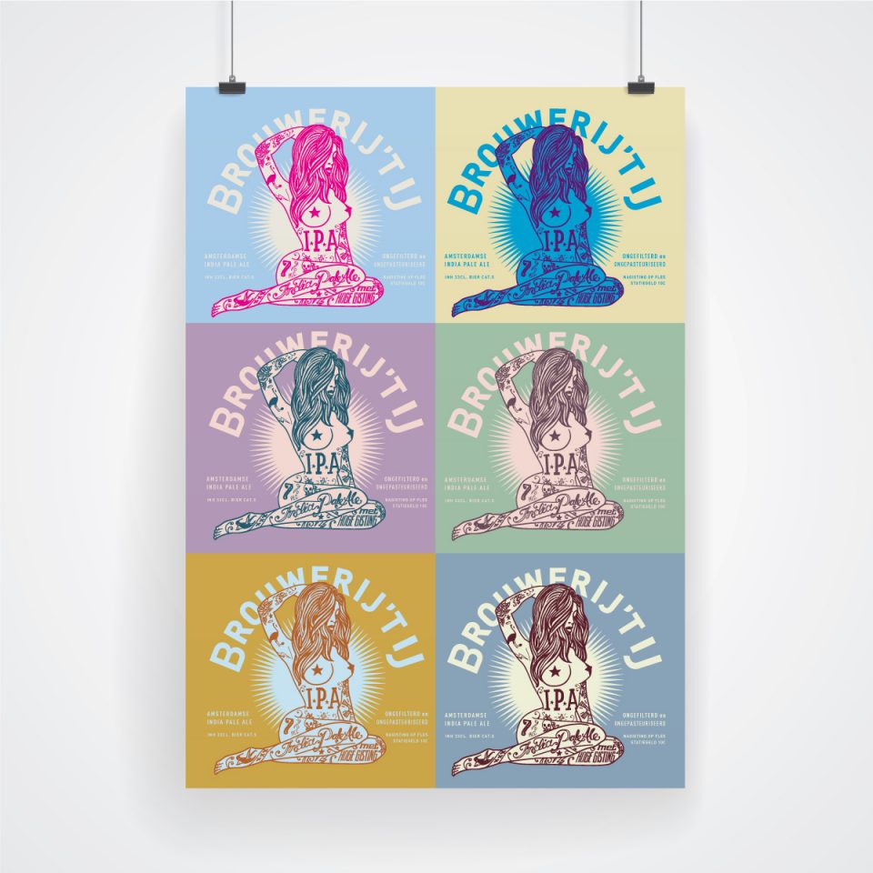 Brouwerij 't IJ IPA poster