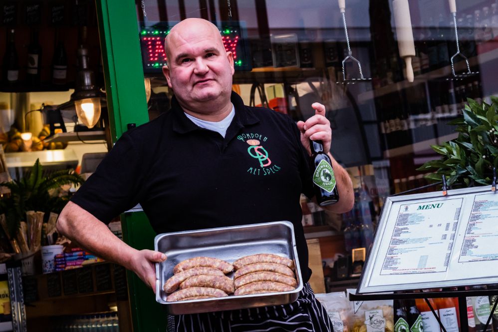 Bokbier met stamppot uit Amsterdam