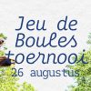 Jeu de boules tournament at ’t Blauwe Theehuis – Saturday August 26th